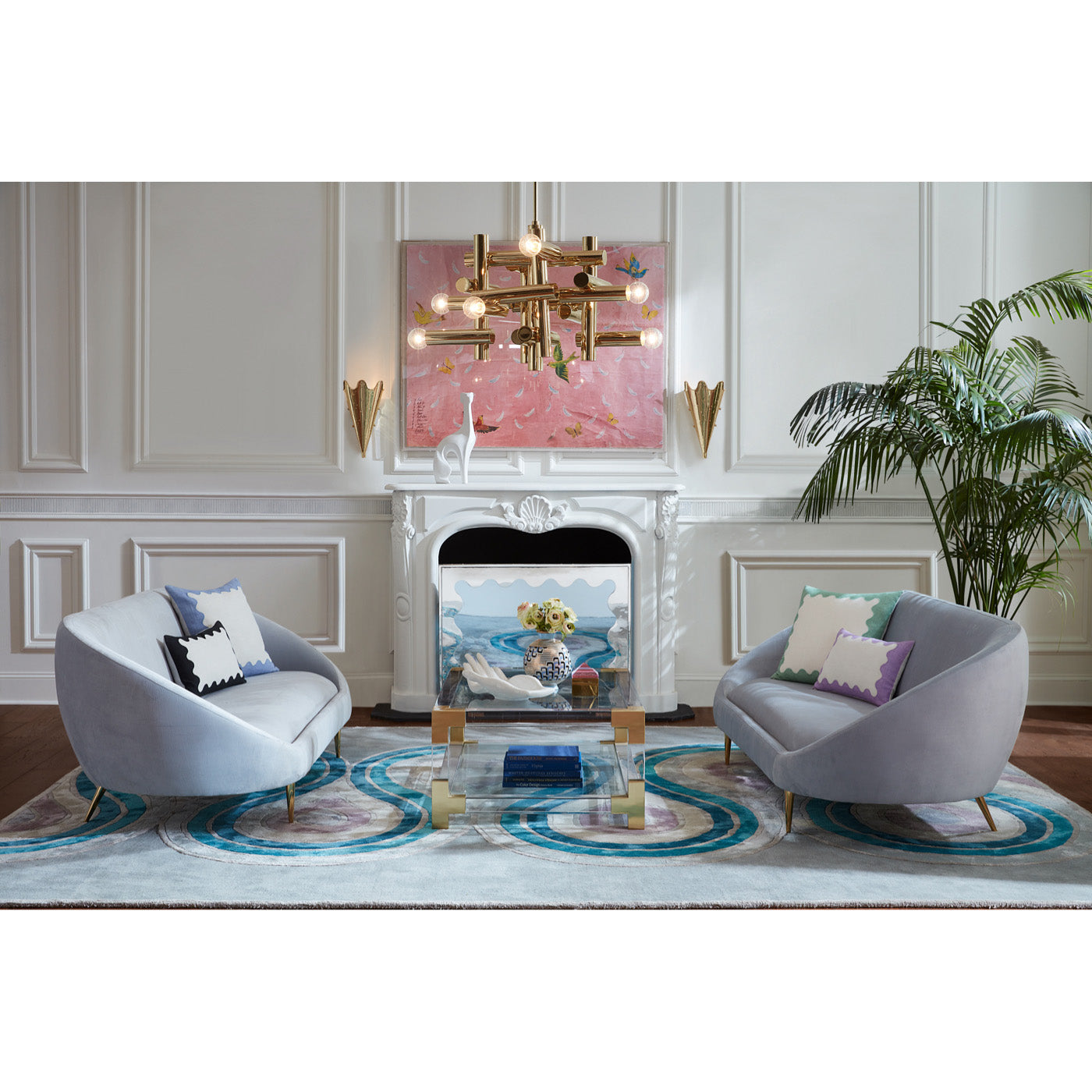 Milano Hand Tufted Rug - Soft Modern Wool Area Carpet for Living Room, Bedroom & Office Decor - Home & Office Floor Covering