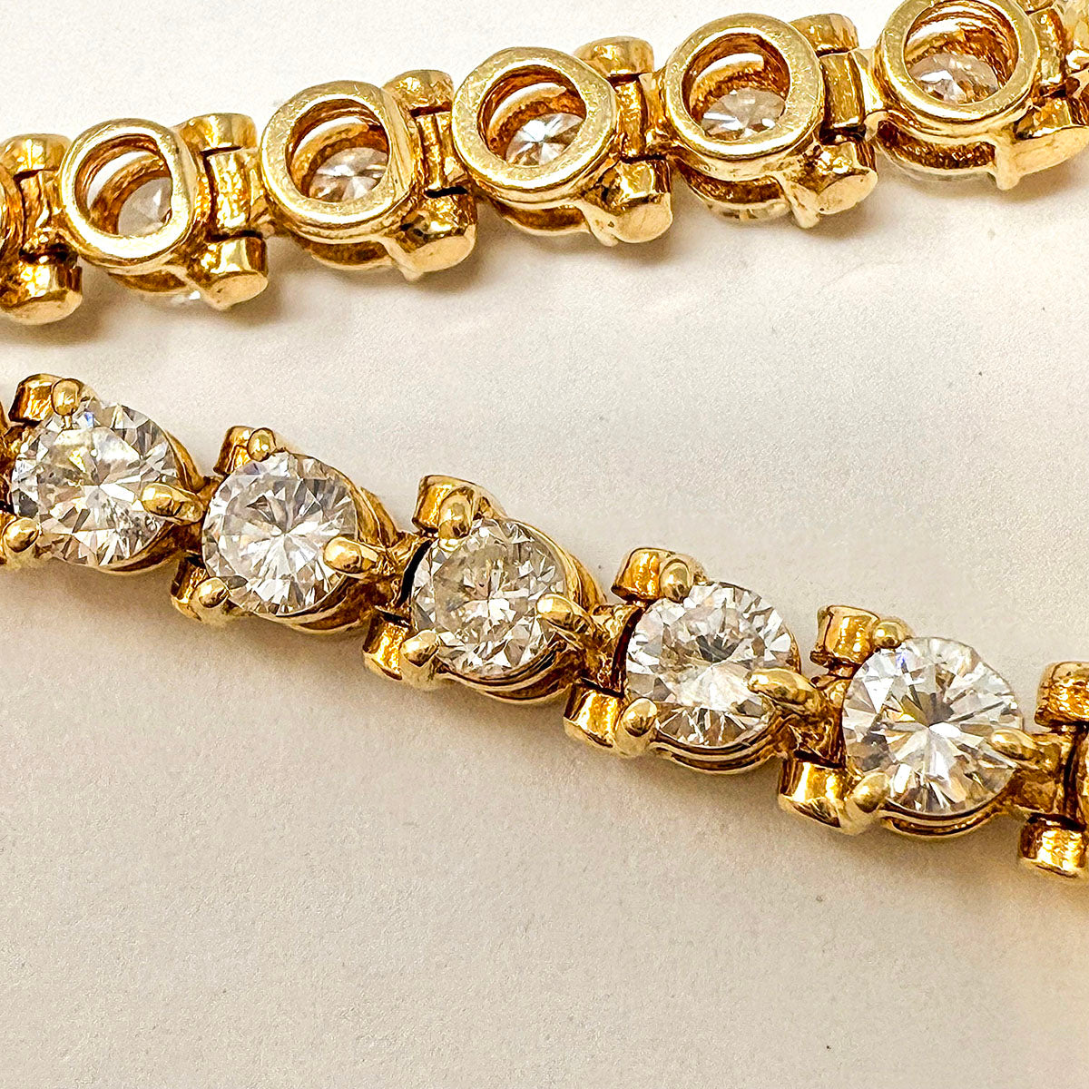 14K Gold Diamond Tennis Bracelet for Women - Elegant & Dainty 2.5mm Wide Tennis Chain Bracelet with Sparkling Cubic Zirconia Stones - Perfect for Weddings, Anniversaries & Special Occasions