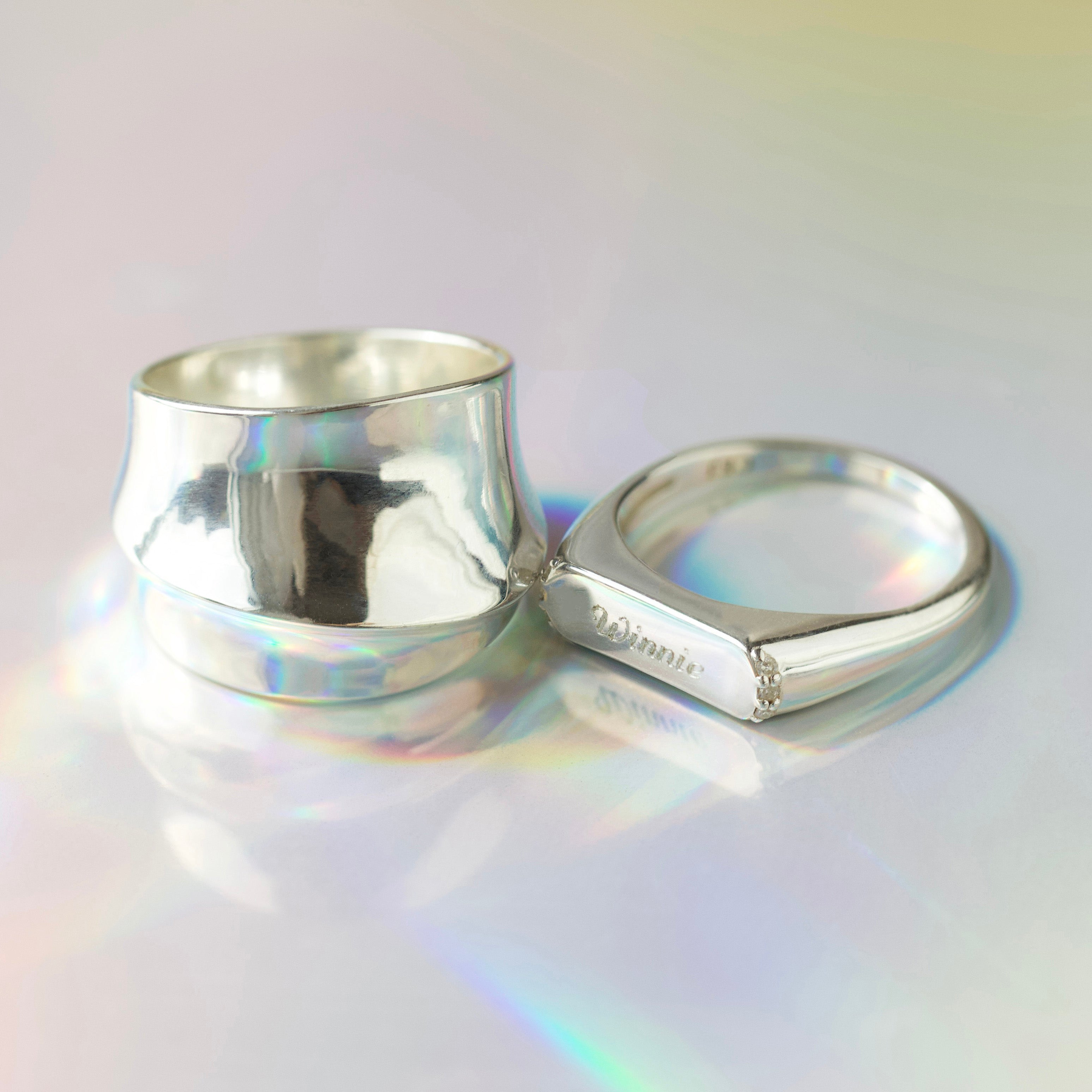 Louise Thompson Lucky Chunky Luxe Ring - Elegant Statement Jewelry for Women | Perfect for Parties, Weddings & Special Occasions