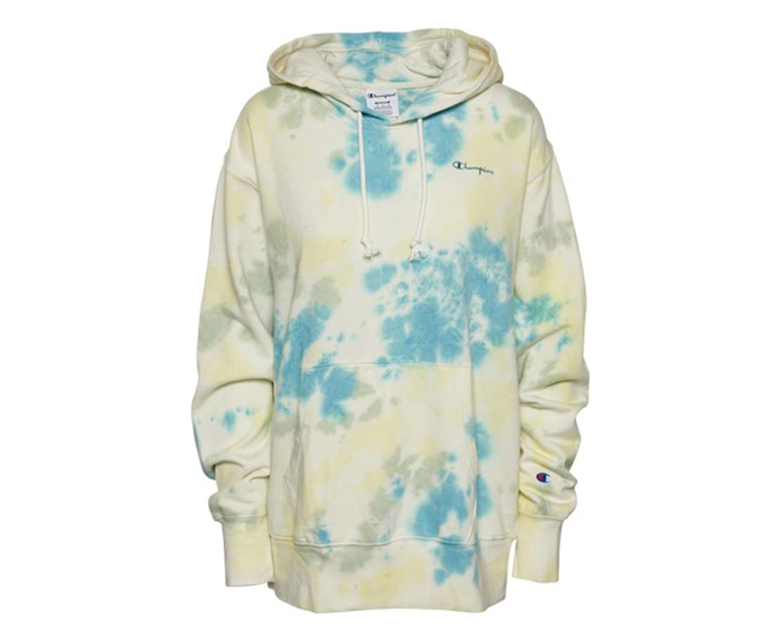 Champion Women's Tie Dye Hoodie - Soft Cotton Pullover Sweatshirt for Casual Wear, Gym & Outdoor Activities