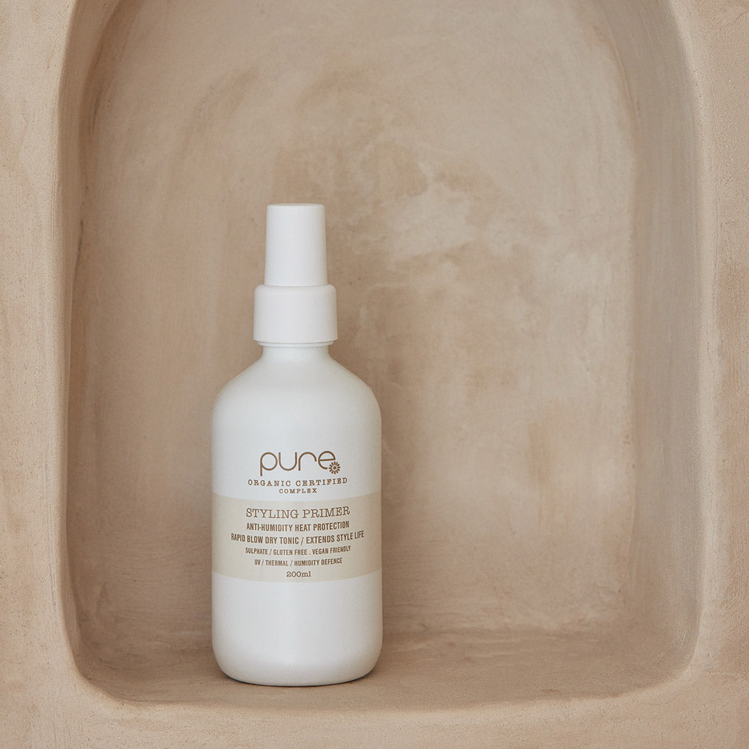 Pure Styling Primer 200ml - Professional Hair Styling Cream for Smooth & Shiny Hair - Perfect for Daily Use, Special Occasions & Salon Styling