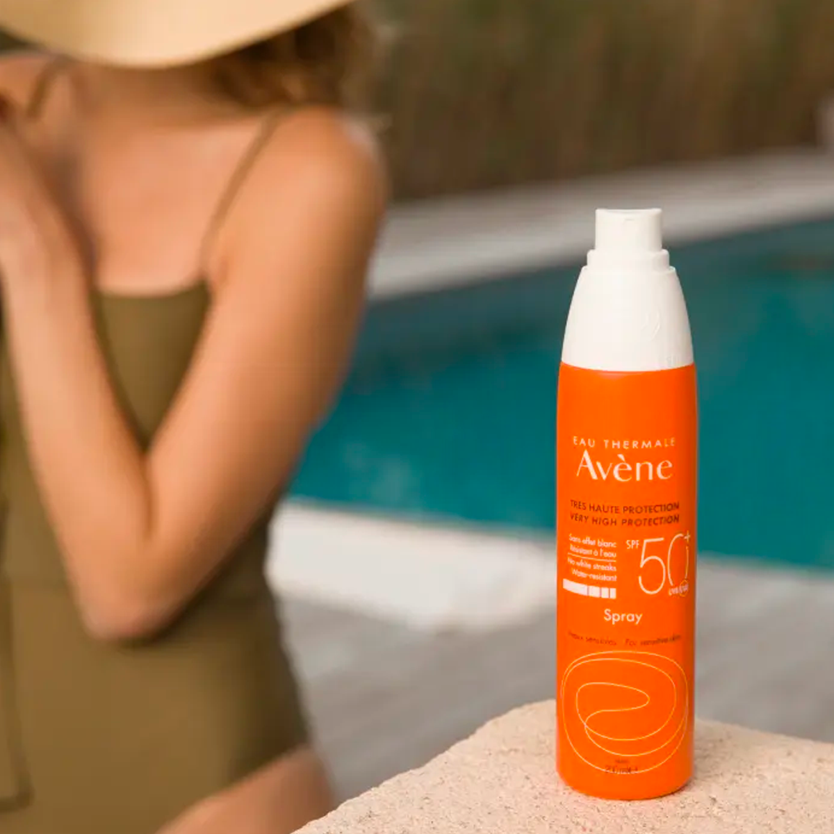 Avene SPF 50+ Sunscreen Spray - Broad Spectrum UVA/UVB Protection, Water Resistant, Lightweight & Non-Greasy - Perfect for Beach, Swimming & Outdoor Activities