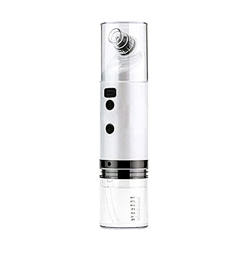 Electric Blackhead Remover Vacuum - Portable USB Rechargeable Pore Cleaner & Acne Comedone Extractor Kit for Women & Men (White) | Perfect for Daily Skincare Routine & Travel