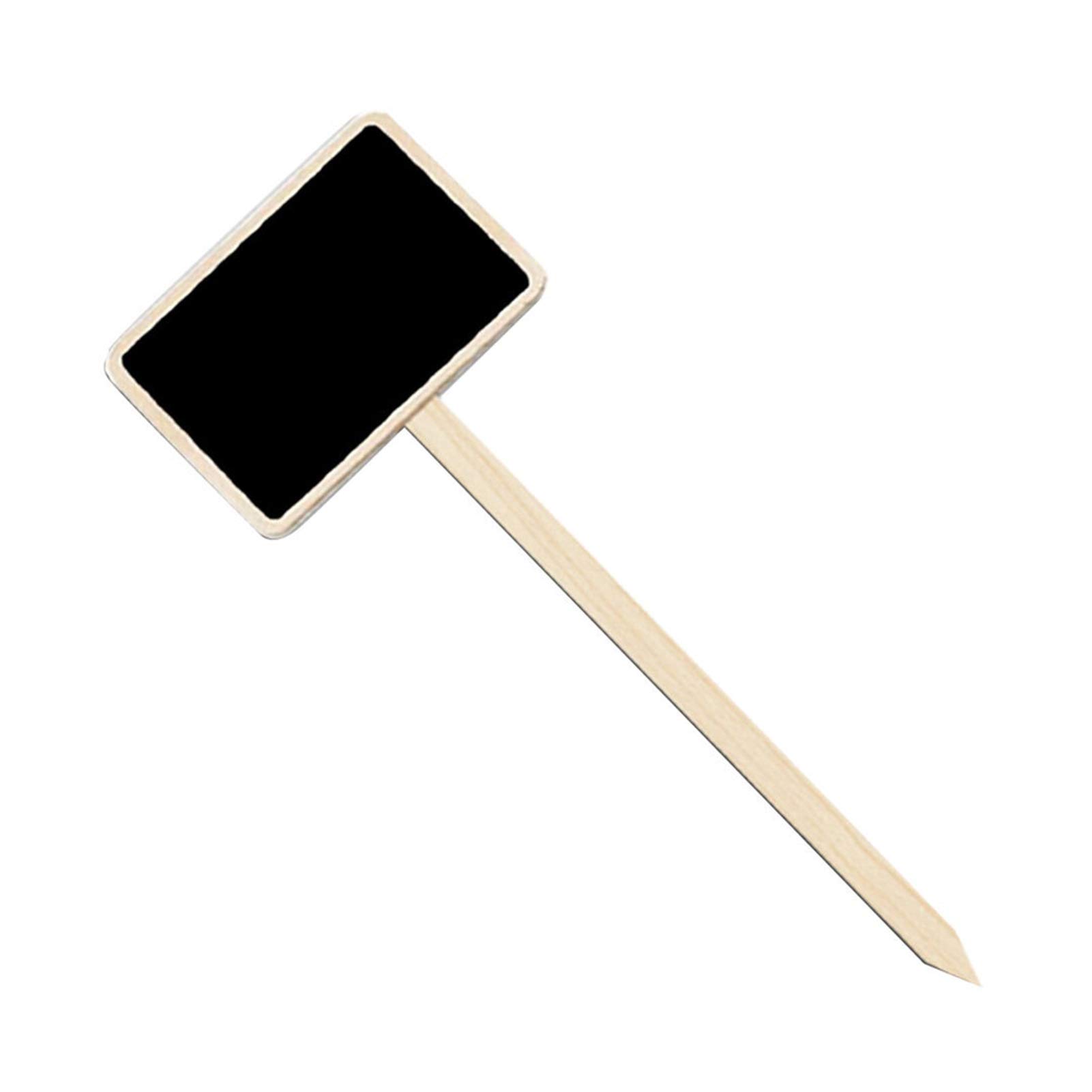 YWSZY 20Pcs Wooden Plant Labels - Blackboard Garden Markers for Flower Pots, Herb Gardens & Indoor Plants | Durable Plant Name Tags for Gardening, Seed Starting & Home Organization (Color: HA6228 02)