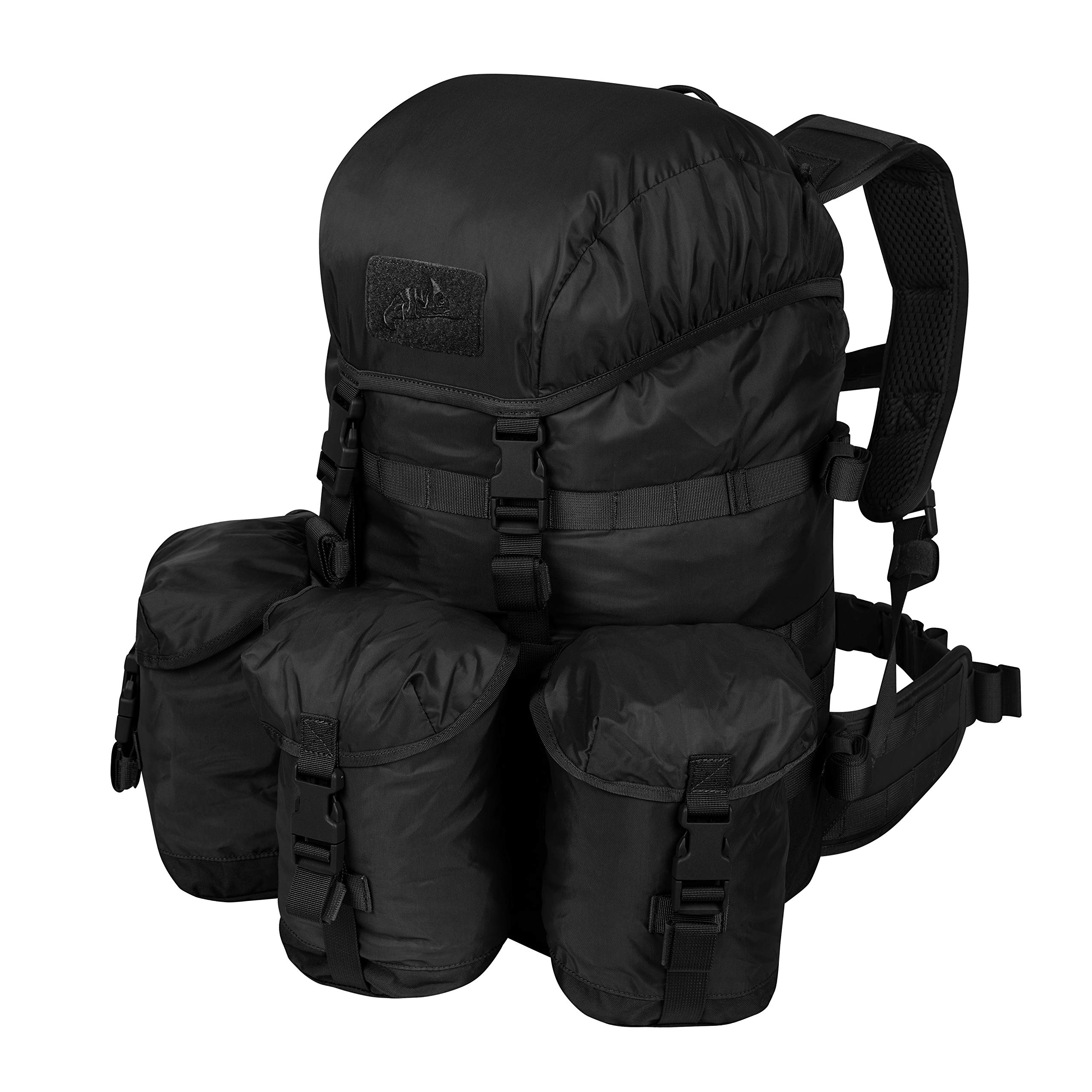 Helikon-Tex Matilda Bushcraft Backpack - Durable Outdoor Hiking Pack for Camping & Survival Gear (Black) | Perfect for Wilderness Adventures & Tactical Use