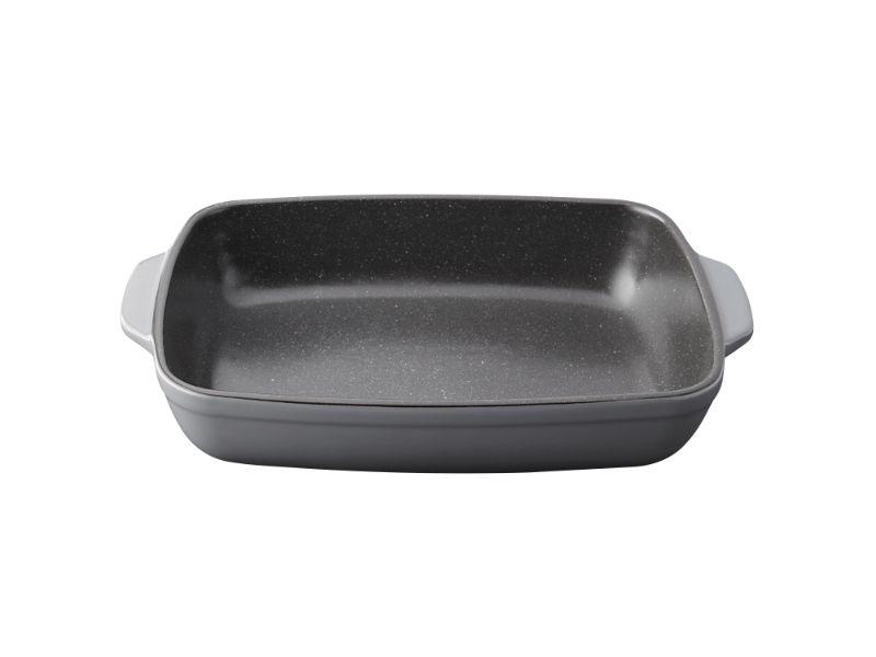 BergHOFF GEM Stoneware 14 Inch Rectangular Baking Dish - 3.4 Quart Ceramic Oven Safe Casserole Pan for Baking, Roasting & Serving | Perfect for Lasagna, Casseroles, Brownies & Holiday Meals
