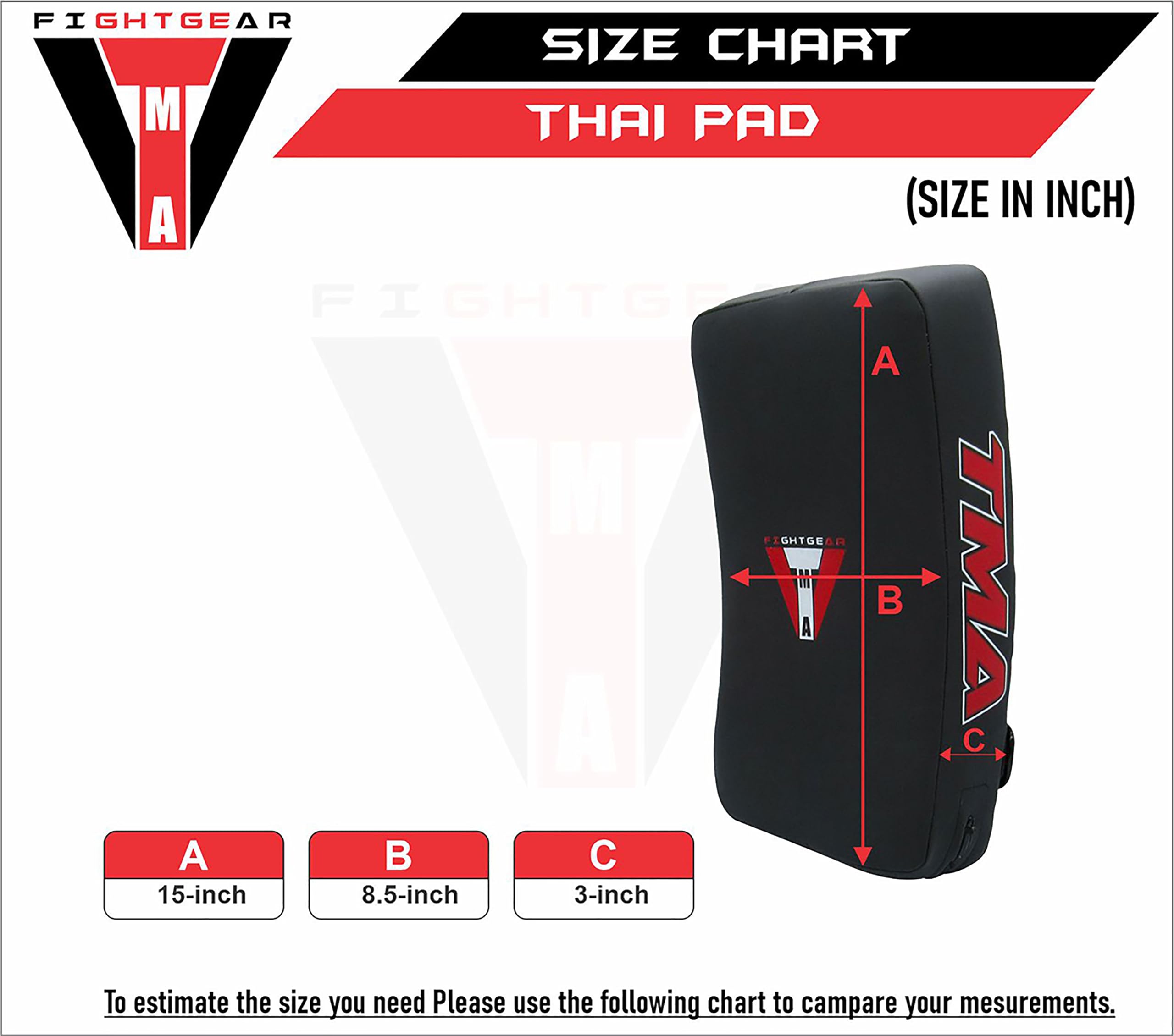 Muay Thai Training Pads - Premium Kickboxing & Martial Arts Punching Shield for Muay Thai, Karate, MMA - Durable Strike Pads (Single Pad) - Perfect for Home Gym, Dojo Training & Combat Sports Practice