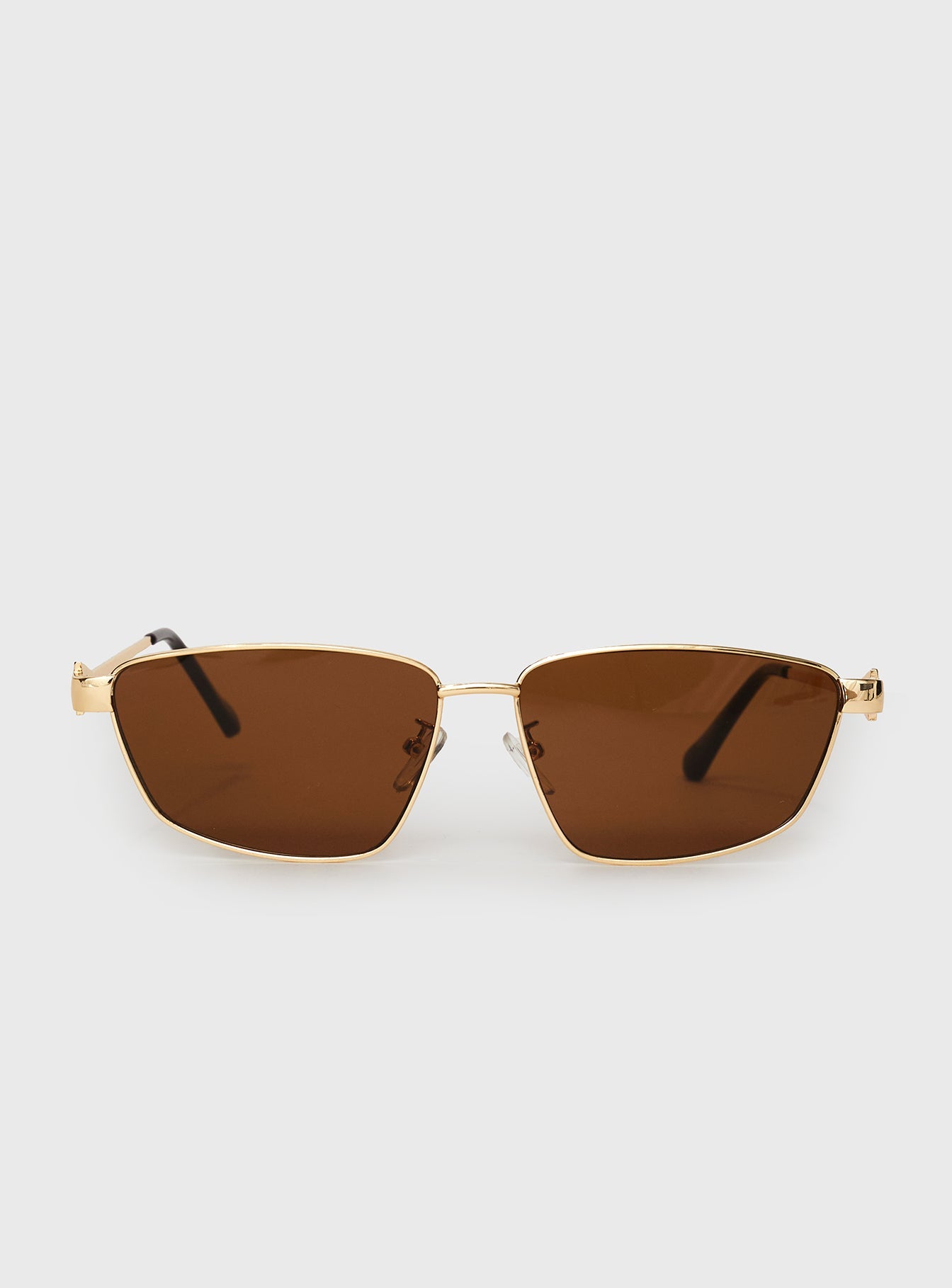 Aletta Brown & Gold Polarized Sunglasses for Women - UV Protection, Fashionable & Lightweight - Perfect for Driving, Beach & Outdoor Activities