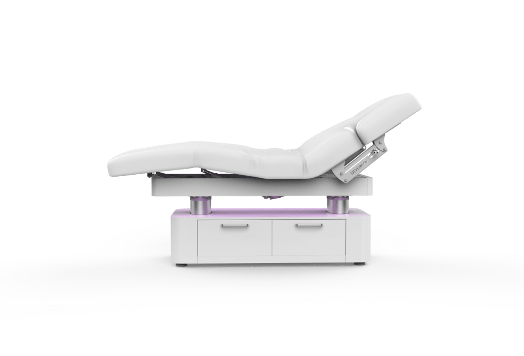 Silverfox Spa Electric Facial Bed 2283 - Professional Hydraulic Massage Table for Estheticians & Salons - Perfect for Facials, Waxing & Beauty Treatments