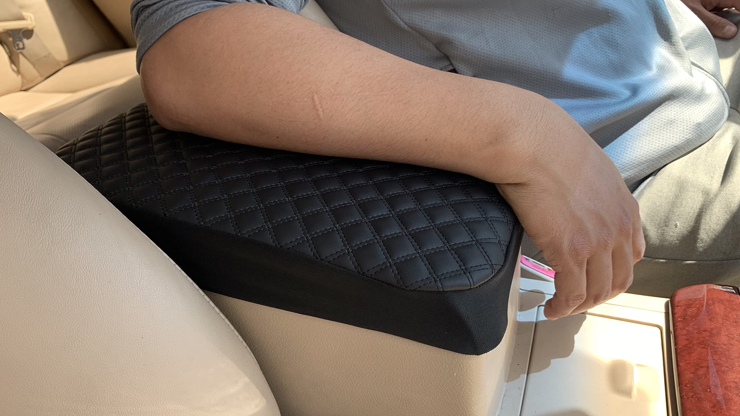 Premium Center Console Lid Armrest Cover for Honda Accord 2018-2022 - Soft Cushioned Accessory for Comfort & Protection - Perfect for Commuting, Road Trips & Daily Driving