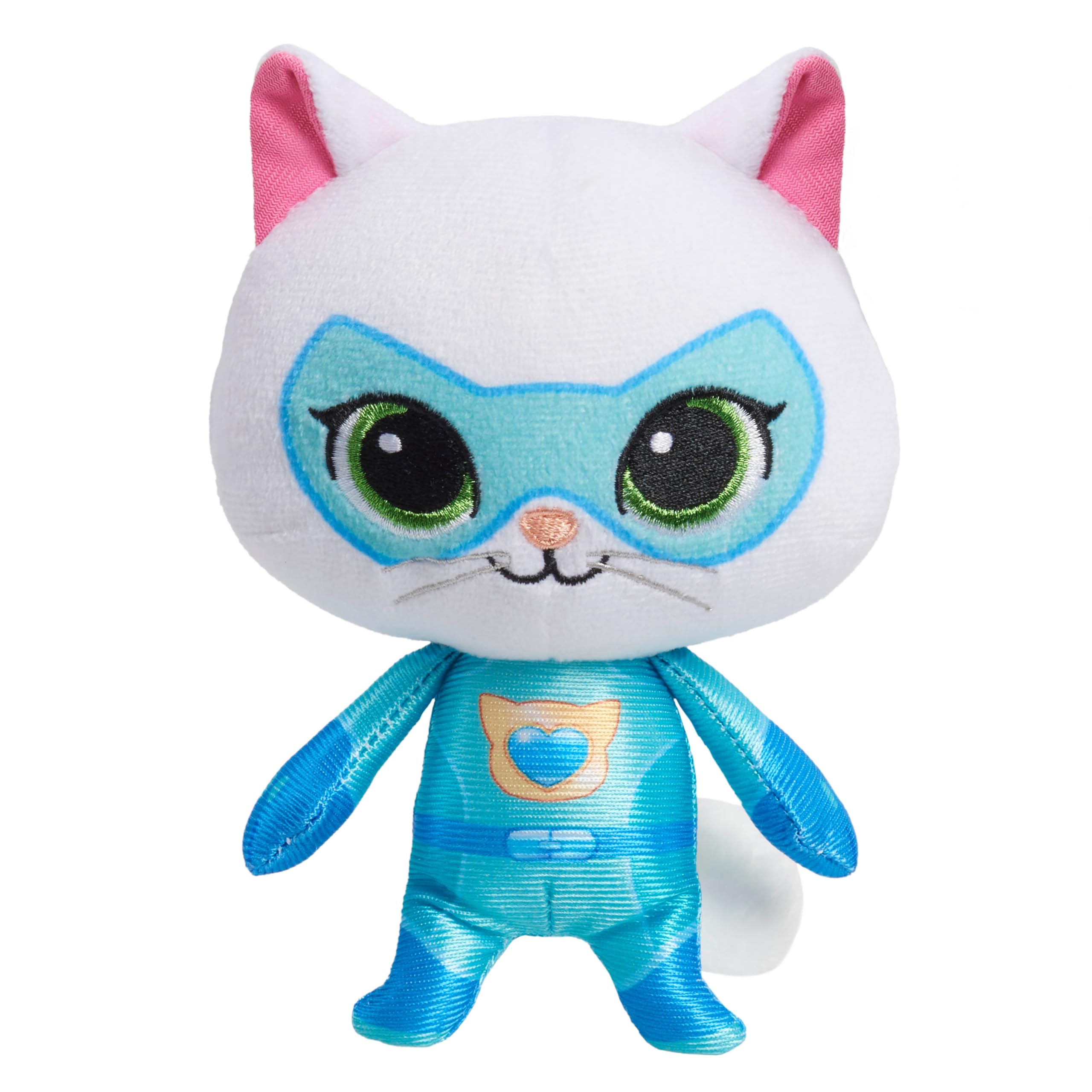 Just Play Disney Junior SuperKitties 6.5-inch Plush Stuffed Animal Toy - Bitsy the Kitten, Soft Cuddly Toy for Kids Ages 2 and Up | Perfect Gift for Birthday, Christmas & Pretend Play