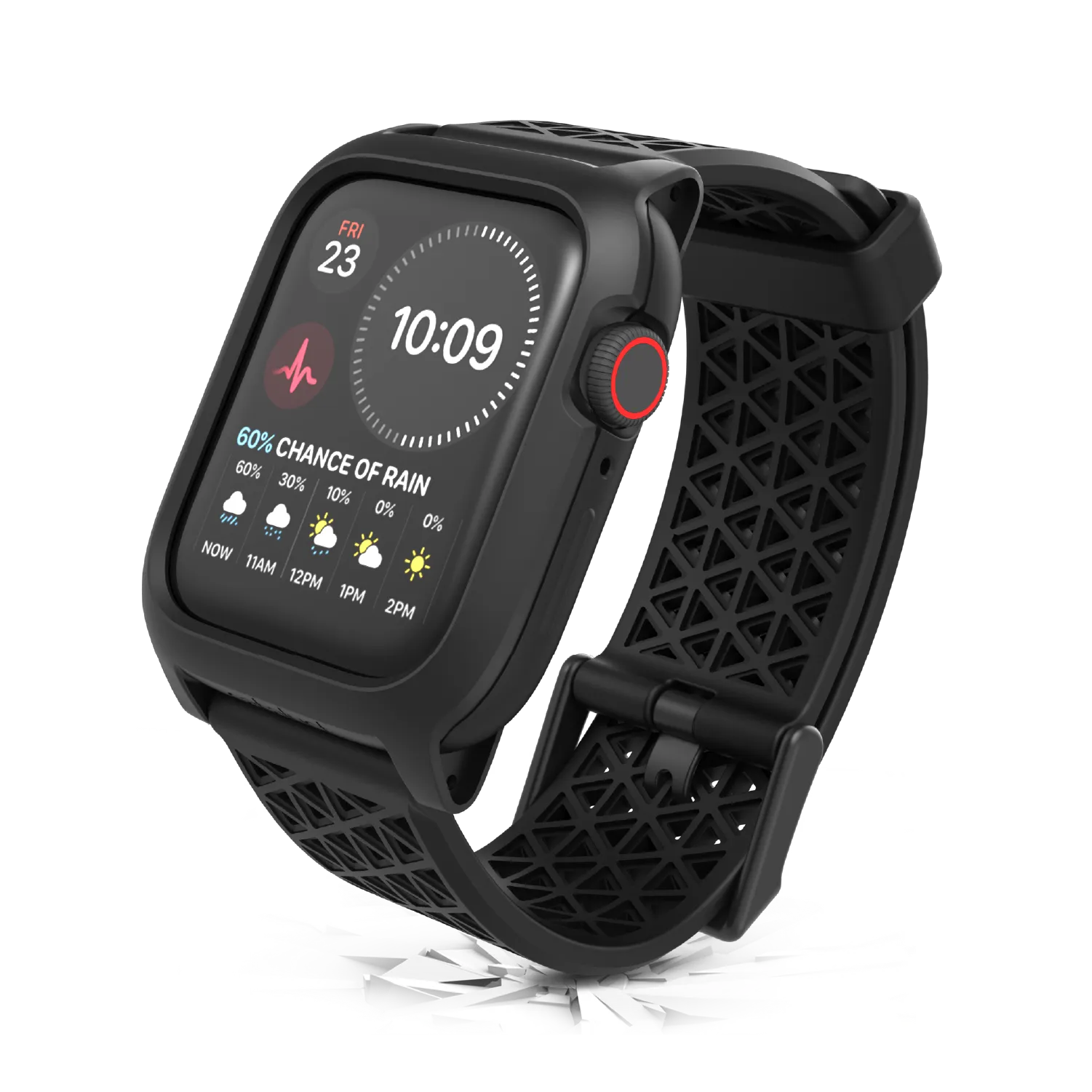 Rugged Protective Case with Band for Apple Watch Series 6/5/4/SE (44mm) - Durable Cover for Outdoor Sports & Active Lifestyle