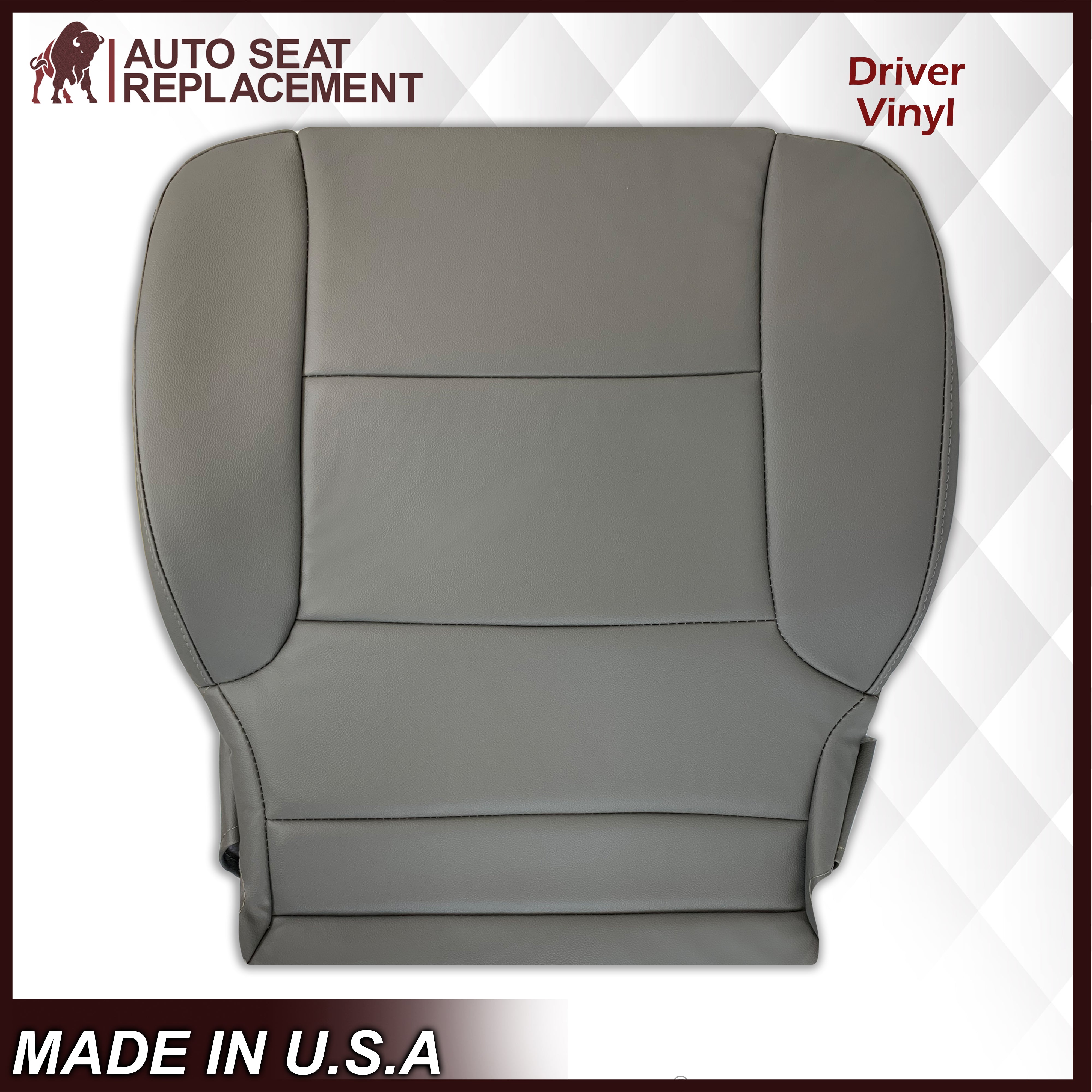 2014-2019 Chevy Silverado Tahoe Suburban & GMC Yukon Premium Leather Seat Covers - Black/Gray/Tan Replacement for Enhanced Comfort & Style - Perfect for Road Trips & Daily Commutes