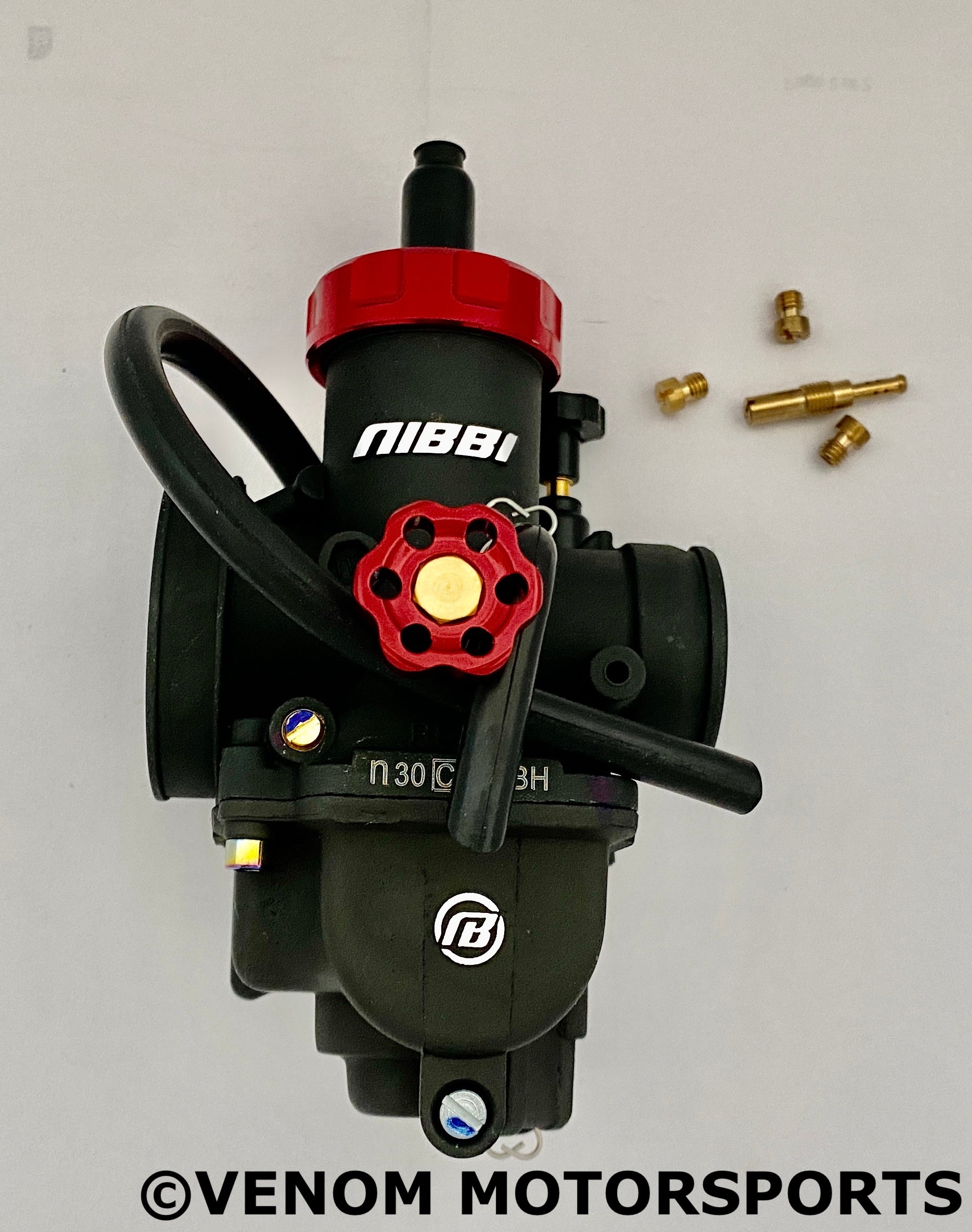 Nibbi Racing Carburetor & Intake Kit for 250cc Motorcycles - High Performance Upgrade for Dirt Bikes, ATVs & Off-Road Vehicles
