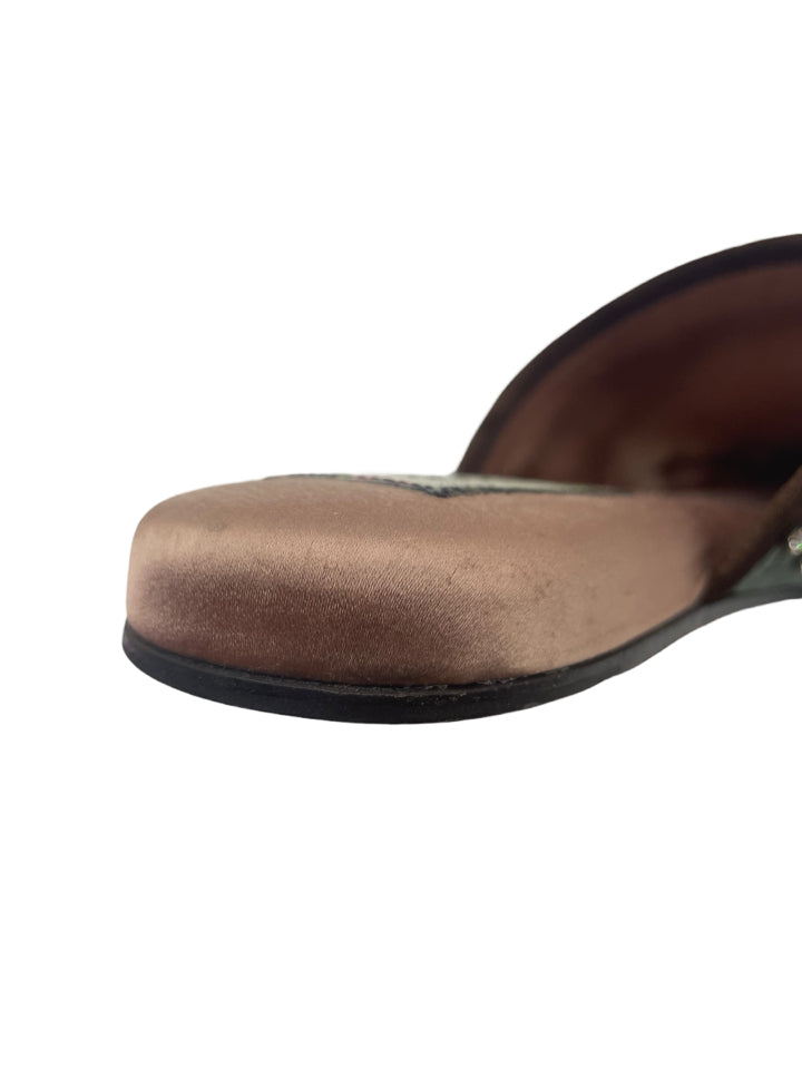 Gucci Velvet GG Monogram Crystal Mules for Women - Size 37 (US 7) - Luxury Designer House Slippers for Home, Parties & Special Occasions