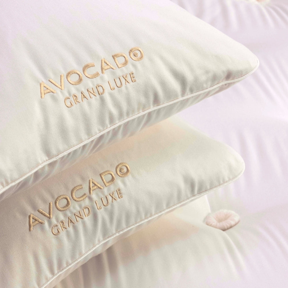 Premium Grand Luxe Pillow - Ultra Soft Memory Foam for Neck & Back Support - Perfect for Side Sleepers, Back Pain Relief & Luxury Bedding (White) - Ideal for Home, Office & Travel Use