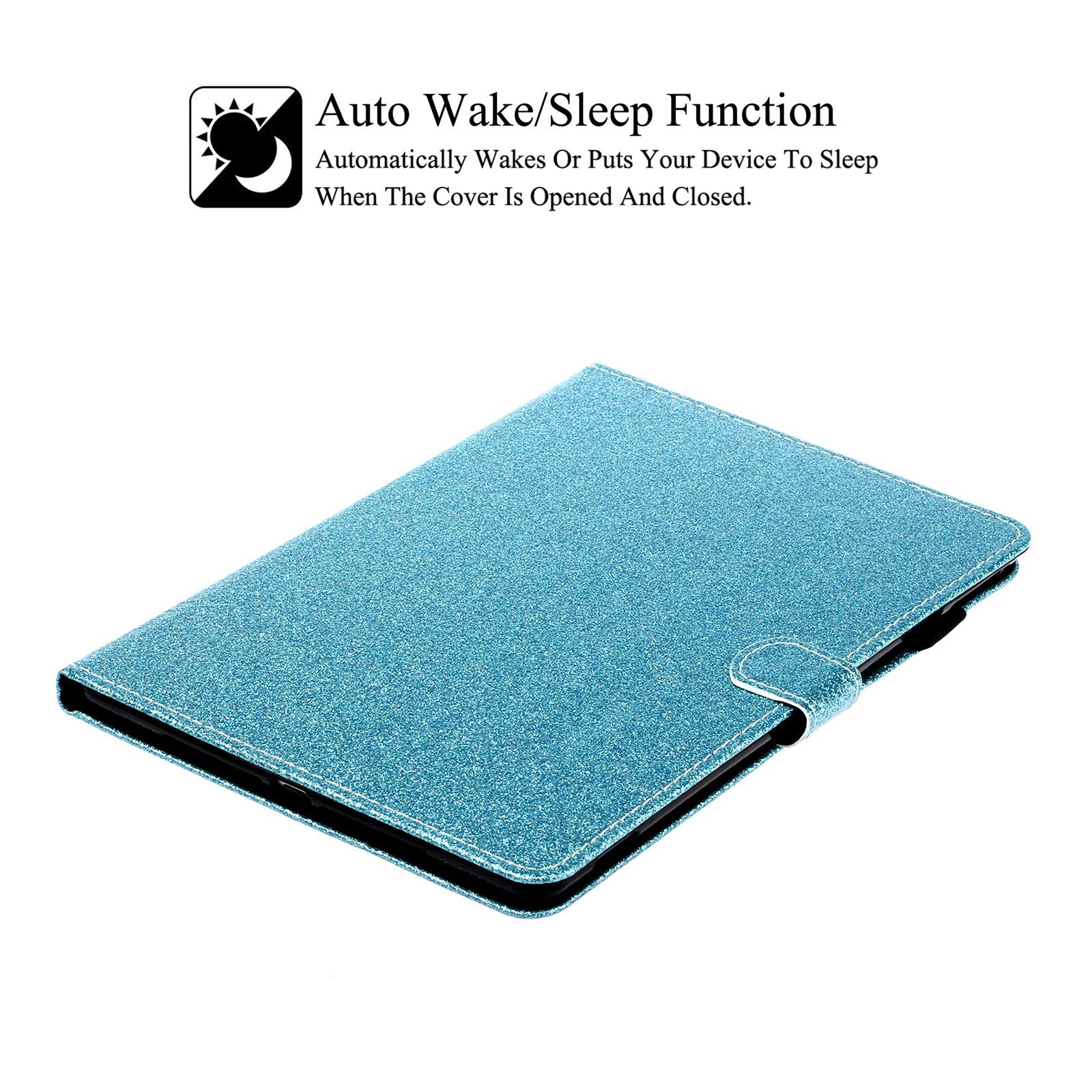 Premium iPad Pro 11 Inch Case (2021/2020/2018 Models) - Multi-Angle Stand with Card Slots, Auto Sleep/Wake Protective Cover - Perfect for Work, Travel & Home Use - Blue