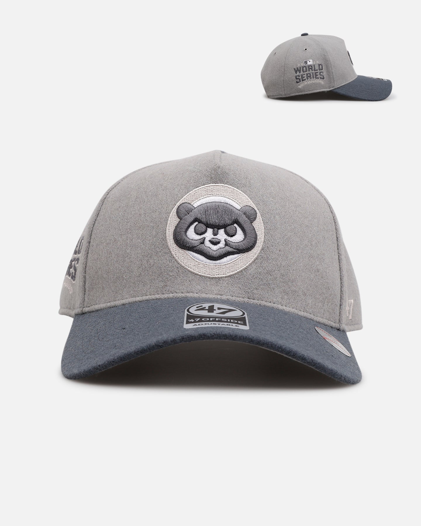 47 Brand Chicago Cubs 'Shades Of Gray' Snapback Hat - Adjustable 47 Offside Cement Baseball Cap for Men - Perfect for Game Day, Streetwear & Casual Outfits