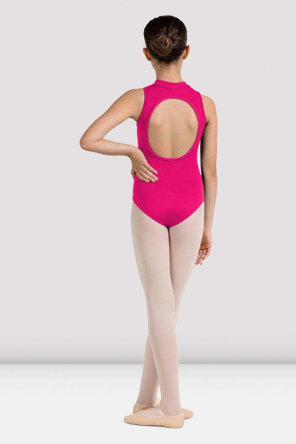Girls Mirella Miami Zip Front Leotard - Ballet Dance Gymnastics Leotard for Kids with Front Zipper - Perfect for Dance Class, Gymnastics Practice & Performance