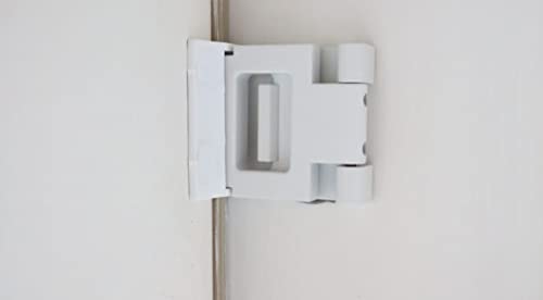 Secure Out-Swinging Door Lock - Childproof Home Security Latch for Enhanced Safety | Easy Installation (Black) | Perfect for Apartments, Homes & Childproofing