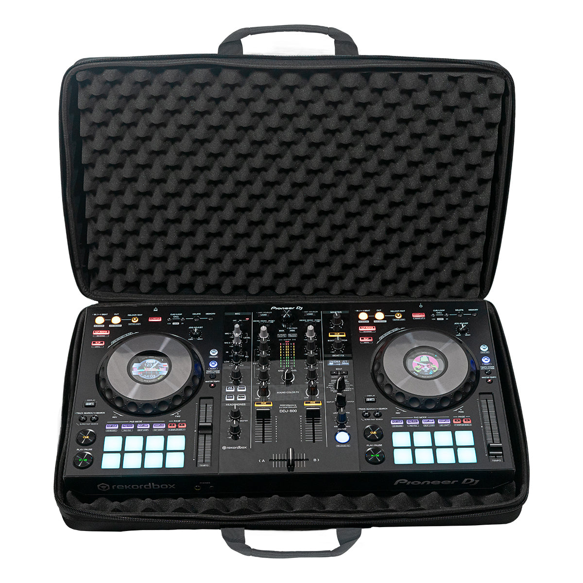 Pioneer DJ DJC B2 Professional Carrying Case for DDJ-800 & DDJ-SR2 DJ Controllers - Durable Protection for Gigs & Travel