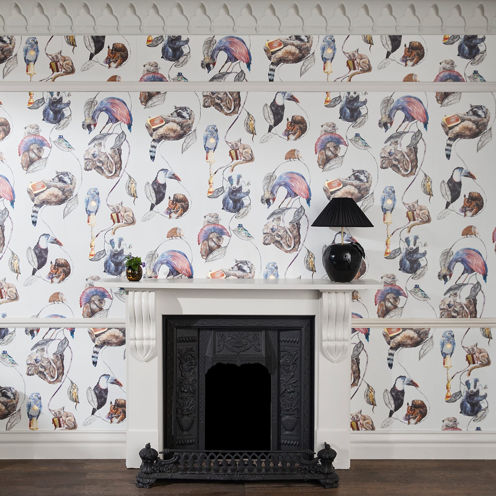 HACKNEY EMPIRE Wallpaper - Premium White Peel and Stick Wallpaper for Home Decor | Perfect for Living Room, Bedroom, and Office