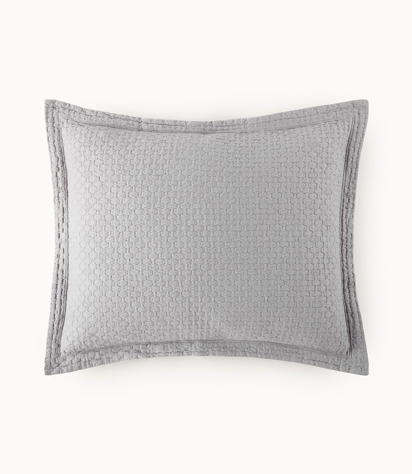 Juliet Matelassé Sham - Luxury Quilted Pillow Cover for Bedroom Decor, Home Styling & Elegant Interior Design