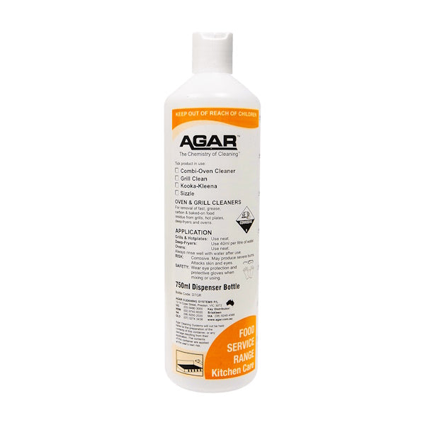 Agar Grill Clean - Premium BBQ Grill Cleaner for Stainless Steel & Cast Iron, Deep Cleaning & Degreasing - Ideal for Outdoor Cooking, Backyard BBQs, and Camping