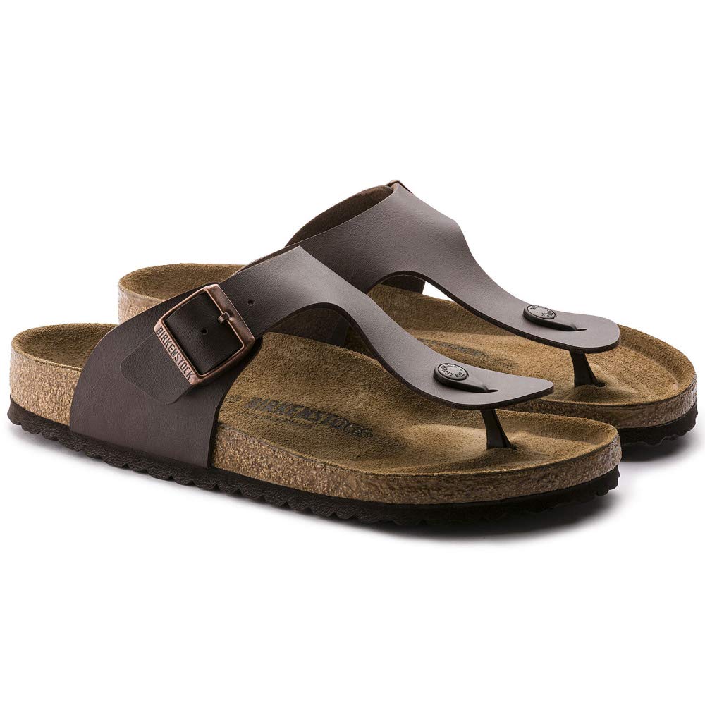 Birkenstock Women's Arizona Soft Footbed Sandals - Dark Brown Leather - Size 11-11.5 | Comfortable Arch Support for Walking, Travel & Everyday Wear