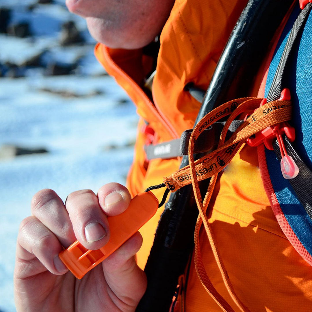 Lifesystems Safety Dual Tone Whistle 116dB - Loud Emergency Survival Whistle for Hiking, Camping, Running & Outdoor Activities