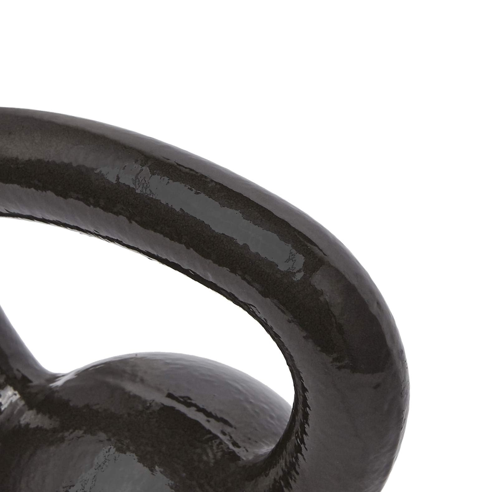 Amazon Basics Cast Iron Kettlebell - 5-50 lbs Weight Options for Home Gym, Strength Training & CrossFit Workouts | Durable Iron Construction for Fitness Enthusiasts & Beginners