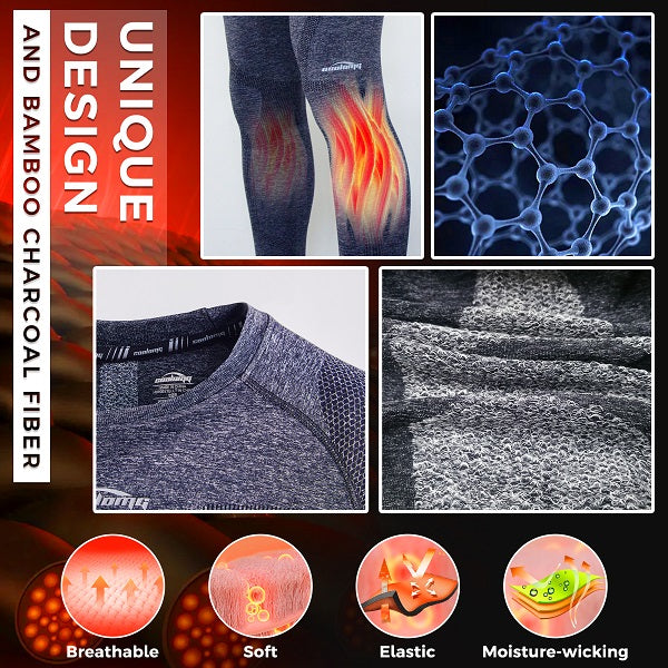 COOLOMG Youth Seamless Base Layer Underwear Set - Thermal Shirt & Pants for Kids - CH005 | Perfect for Winter Sports, Outdoor Activities & Cold Weather Comfort