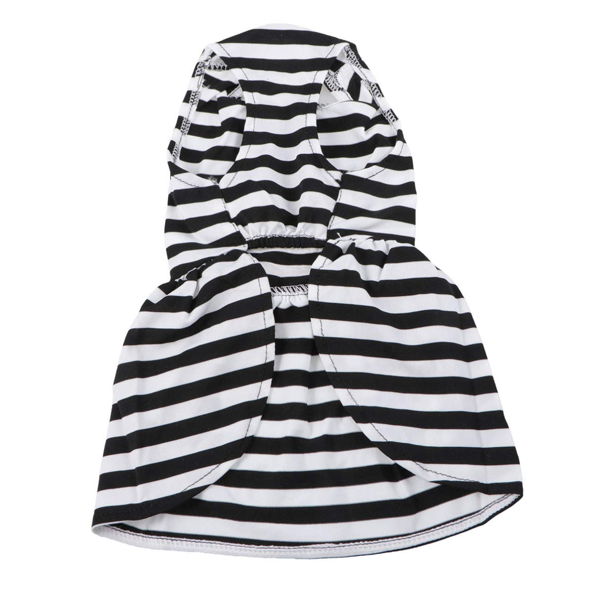 Balacoo Striped Dog Pajamas & Tutu Skirt Set - Christmas & Summer Pet Outfits with Bow Tie for Puppies | Perfect for Holidays, Parties & Photo Shoots