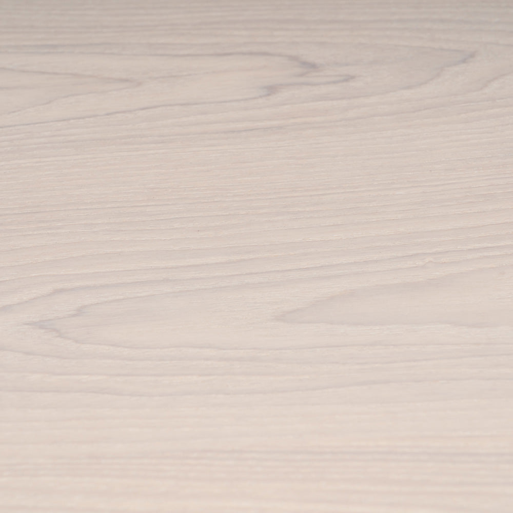 HAYTON 70cm Tall Sideboard - White Oak Solid Wood Buffet Cabinet for Dining Room, Living Room & Entryway Storage