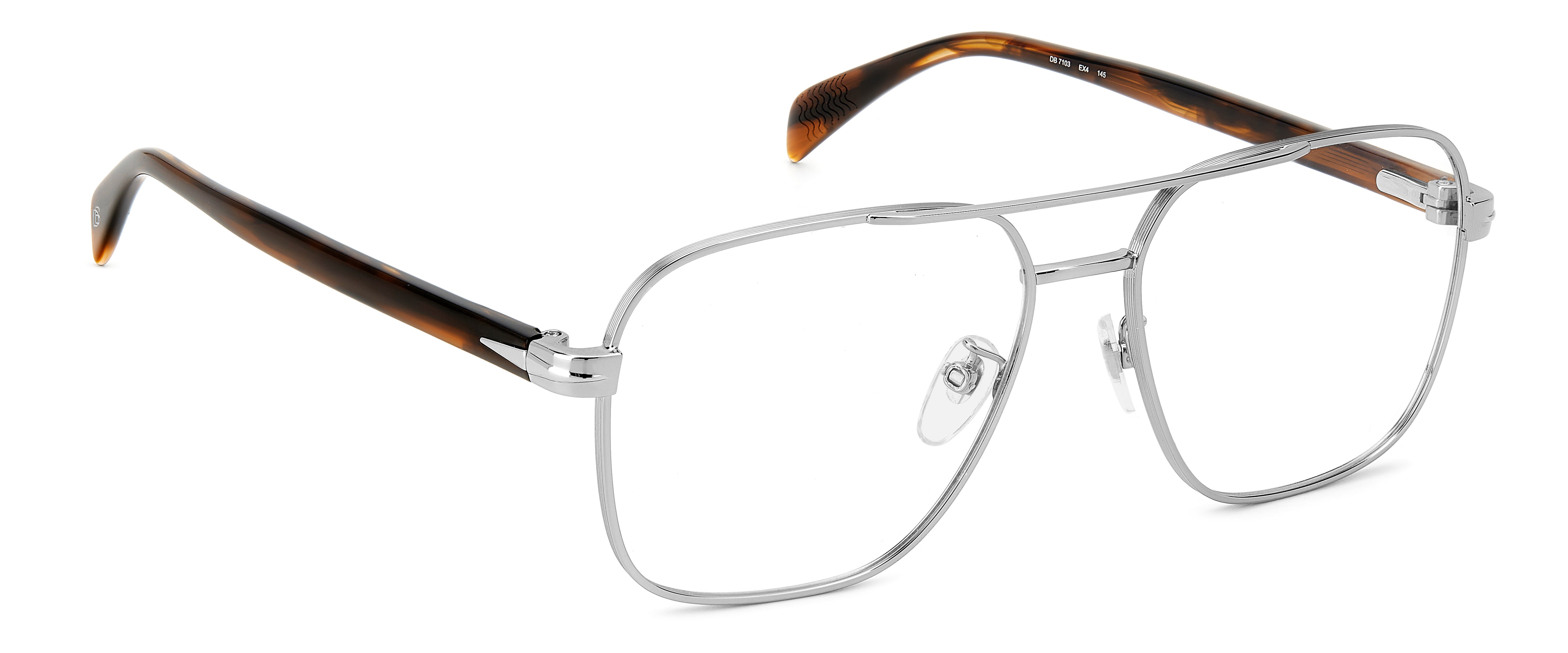 David Beckham DB7103 Sunglasses - Polarized UV Protection Aviator Style for Men & Women - Perfect for Driving, Travel & Outdoor Activities