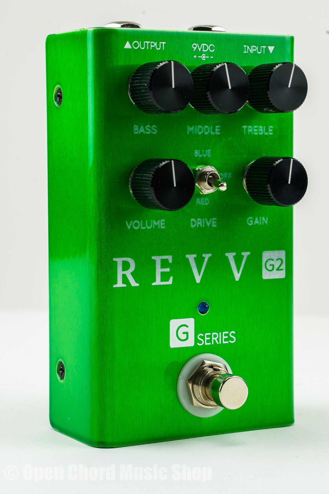 REVV G2 Overdrive Guitar Pedal - High Gain Distortion Effects Pedal for Electric Guitar, Professional Sound Enhancement for Rock & Metal Musicians - Perfect for Live Performances & Studio Recording