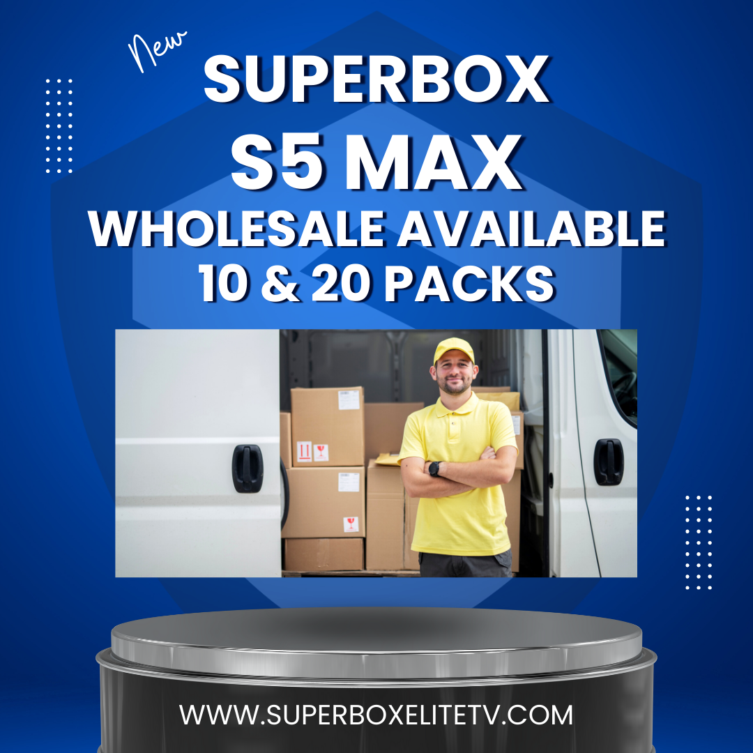 SuperBox S5 Max Streaming Media Player - 4K Ultra HD Smart TV Box with Android 10.0, WiFi, Bluetooth - Perfect for Home Theater, Netflix, Hulu, and Gaming Entertainment