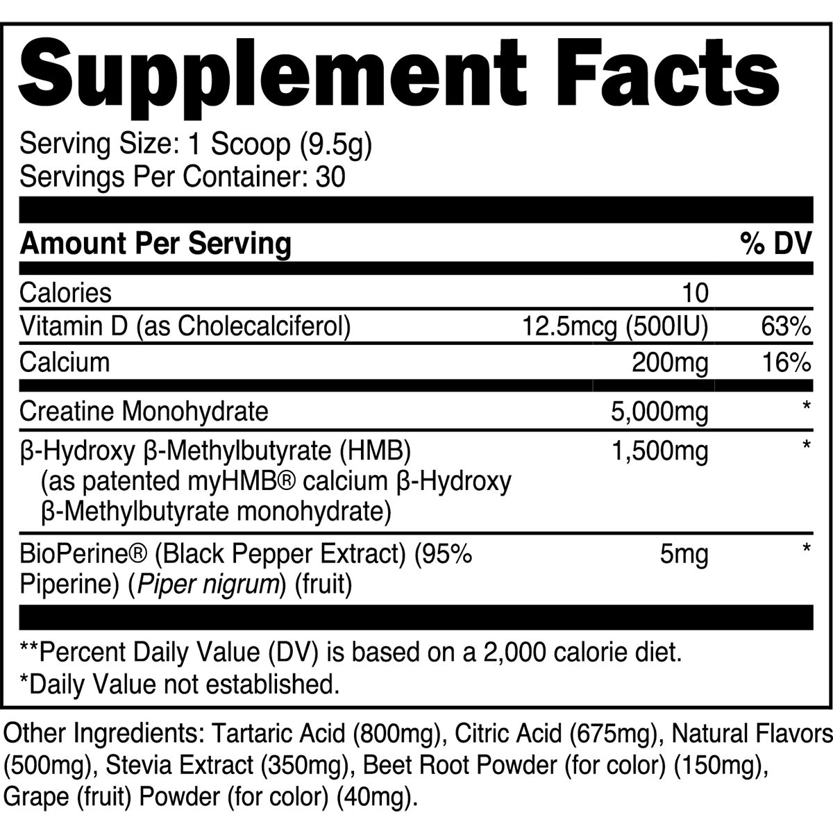 **StrengthSeries Creapure HMB Creatine Supplement - Premium Muscle Recovery & Strength Booster for Athletes & Bodybuilders | Post-Workout & Fitness Performance Enhancer**