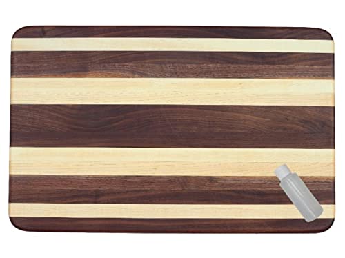 Premium Handmade Wood Cutting Board with Oil Finish - 15
