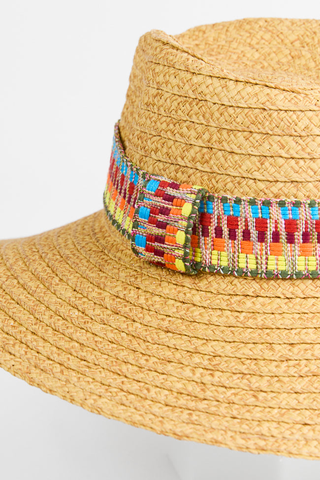 Palm Beach Hat for Women & Men - Wide Brim Sun Hat with UPF 50+ Protection - Stylish Summer Beach Hat for Outdoor, Travel, and Vacation