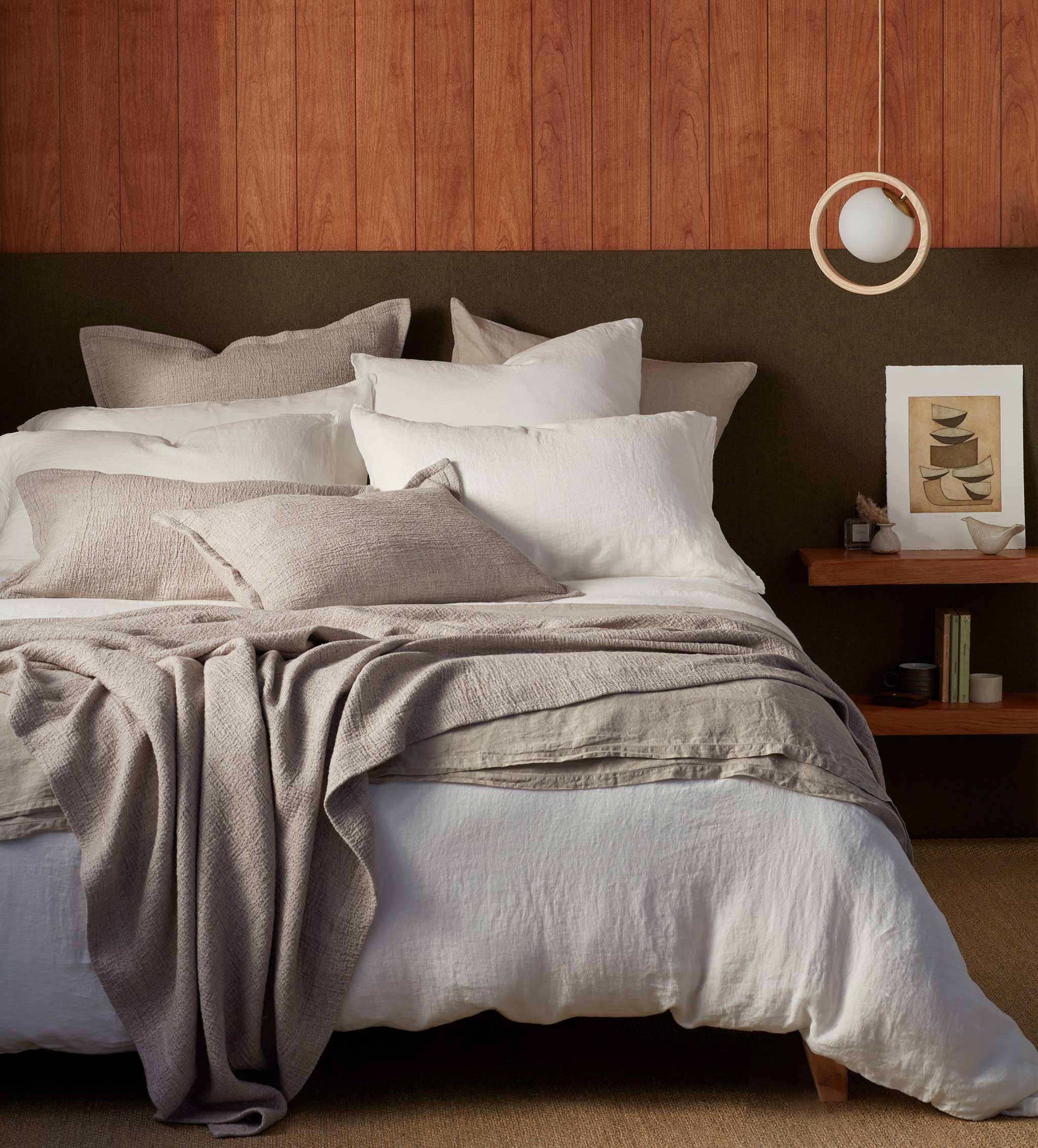 100% Pure Linen Flat Sheet - Soft & Breathable Bed Sheet for All Seasons - Perfect for Master Bedroom, Guest Room & Vacation Homes