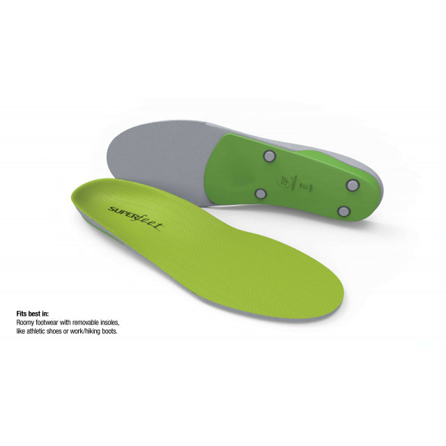 Best High Arch Support Insoles for Flat Feet & Plantar Fasciitis Relief - Comfortable Orthotic Shoe Inserts for Running, Walking & Work Shoes - All Day Pain Relief for Men & Women