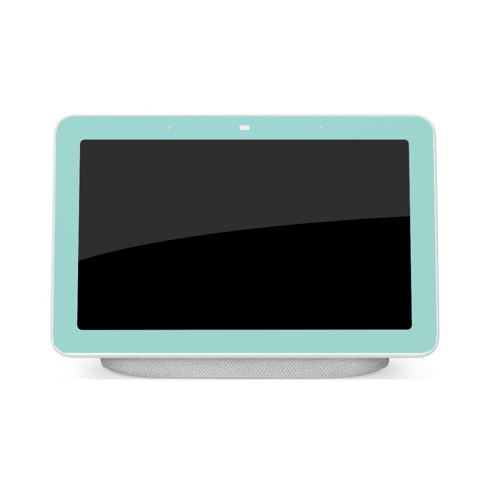 MightySkins Vinyl Decal Wrap Cover for Google Home Hub - Solid Seafoam | Protective & Durable Skin | Easy to Apply & Remove | Made in USA | Perfect for Home & Office Decor