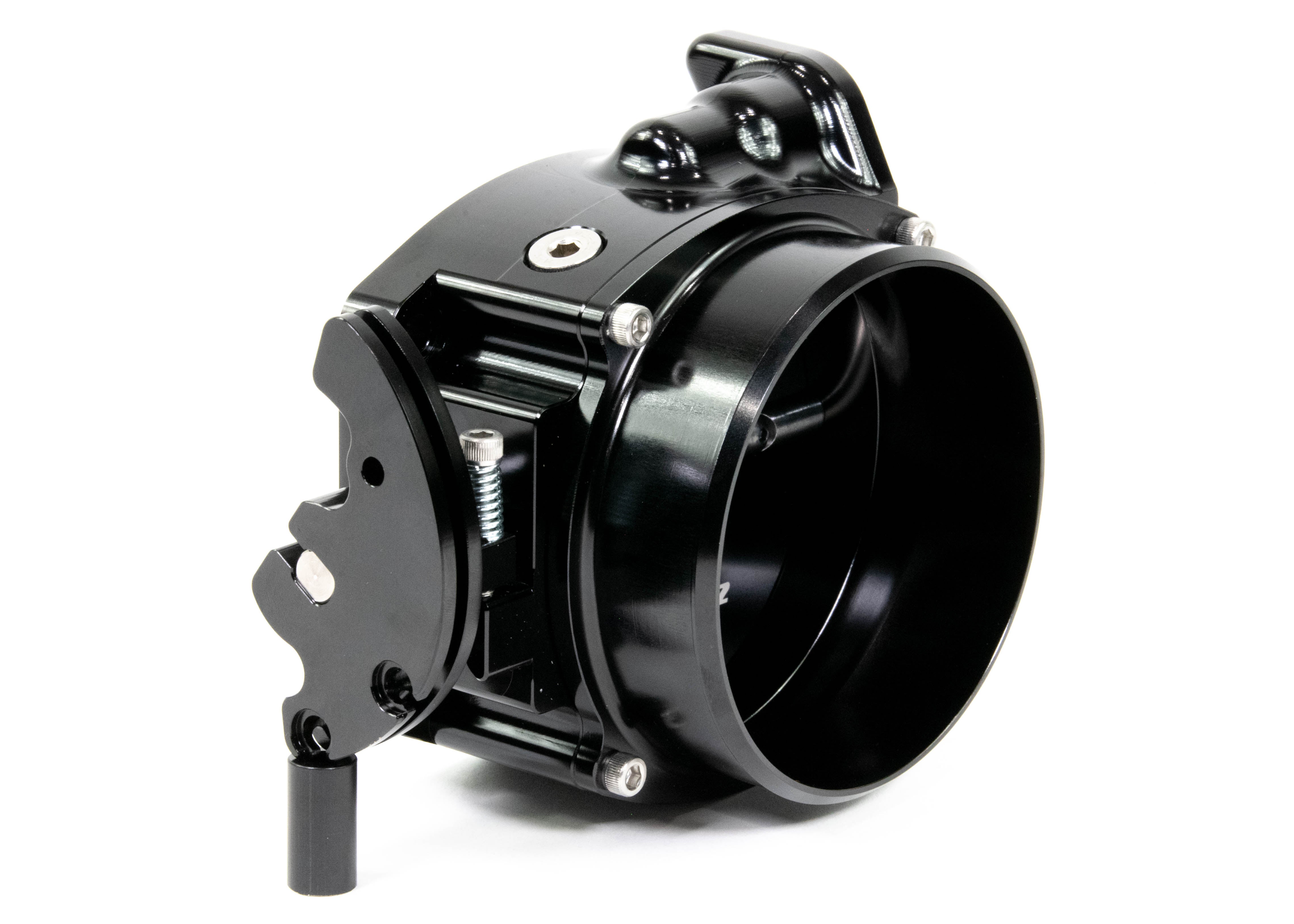 ICON 92/95mm High Performance Cable Drive Throttle Body (Black) - Interchangeable Connection for Ford Mustang, Chevy Camaro - Perfect for Racing & Engine Upgrades