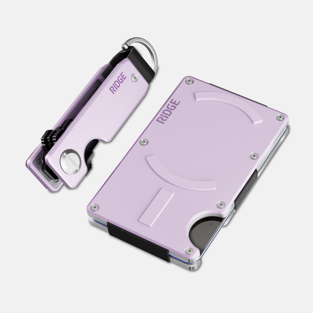 Premium Magsafe Daily Driver Kit - Wireless Charging Car Mount & Stand (Lavender) | Perfect for iPhone 12/13/14 Pro Max, AirPods | Home, Office & Car Use