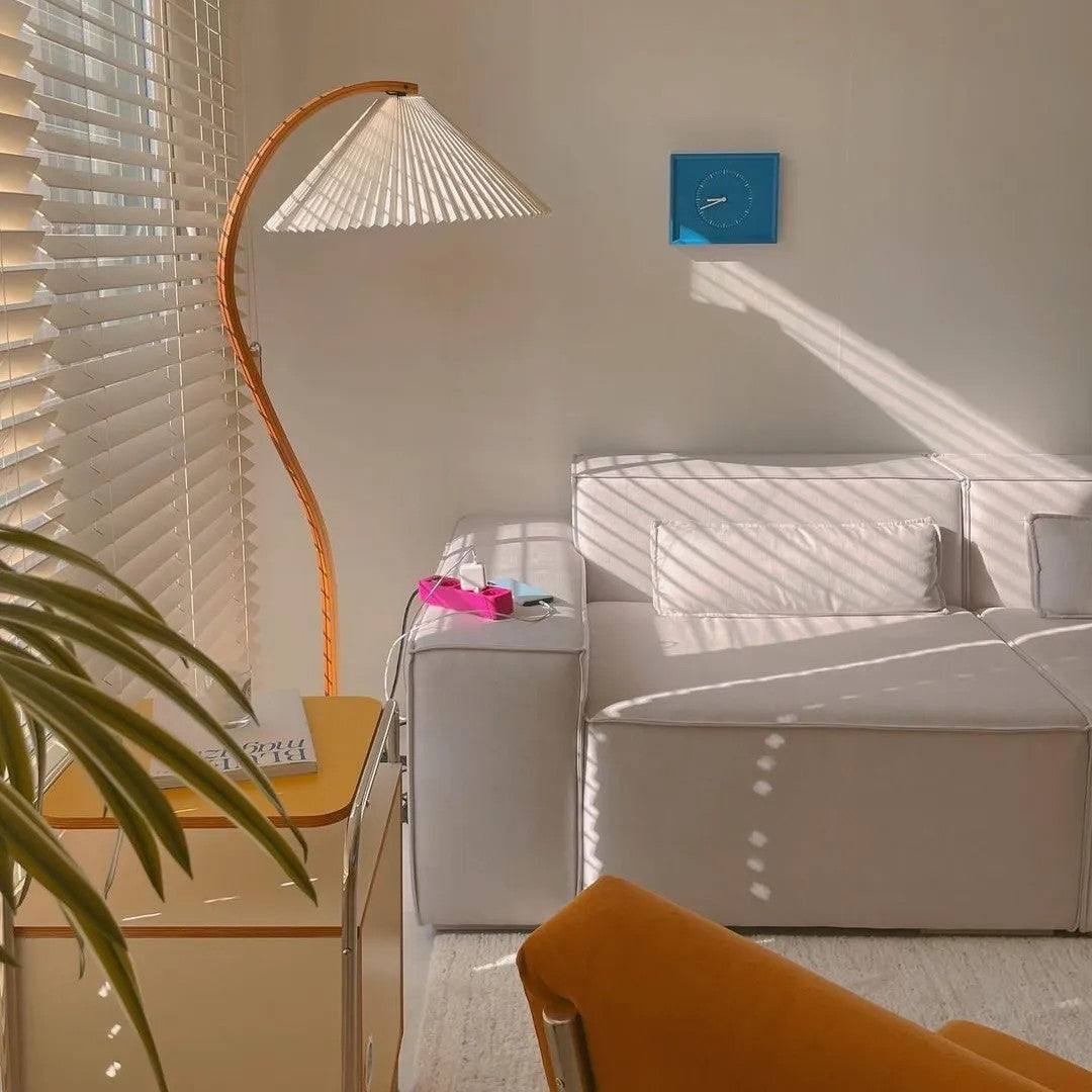 Modern Caprani Floor Lamp - Adjustable LED Standing Light for Living Room, Bedroom & Office - Warm White & Cool White Dimmable Lighting - Perfect for Reading, Relaxing & Decor