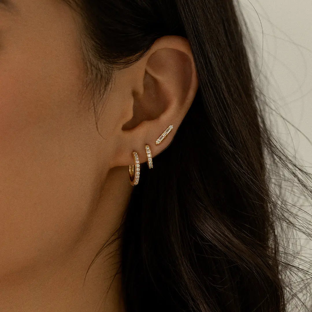 Darcy Hoops - Stylish and Durable Stainless Steel Earrings for Women | Perfect for Everyday Wear, Parties, and Special Occasions