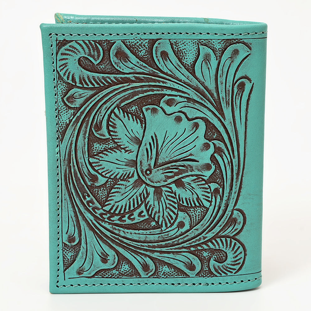 American Darling WALLET - Hand Tooled Genuine Leather Women's Western Handbag Purse for Cowgirl Style | Perfect for Rodeo, Country Music Festivals & Everyday Use