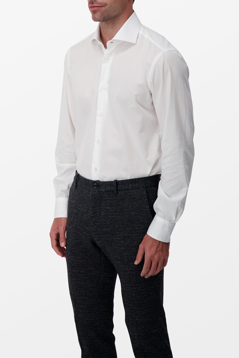 Barba Napoli White Classic Shirt for Men - Premium Italian Dress Shirt for Business & Formal Occasions - Office Wear, Weddings & Special Events