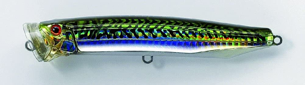 Feed Popper 175 Saltwater Fishing Lure - Topwater Tuna Lure for GT, Bonito, Yellowtail & Bluefin - Floating Fishing Gear & Tackle - Perfect for Offshore & Deep Sea Fishing Adventures